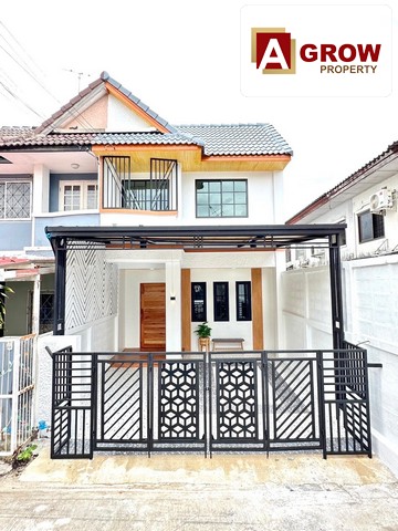 ม.เมืองทรัพย์ธานี หลังมุมใน เรียบคลองสอง25 บ้านตกแต่งใหม่ทั้งหลัง สวยงาม แถมเฟอร์นิเจอร์พร้อมอยู่