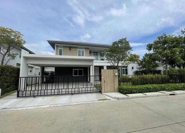 ให้เช่าและขายบ้านเดี่ยว มัณฑนา เวสต์เกต หลังมุม ใกล้เซ็นทรัลเวสต์เกต