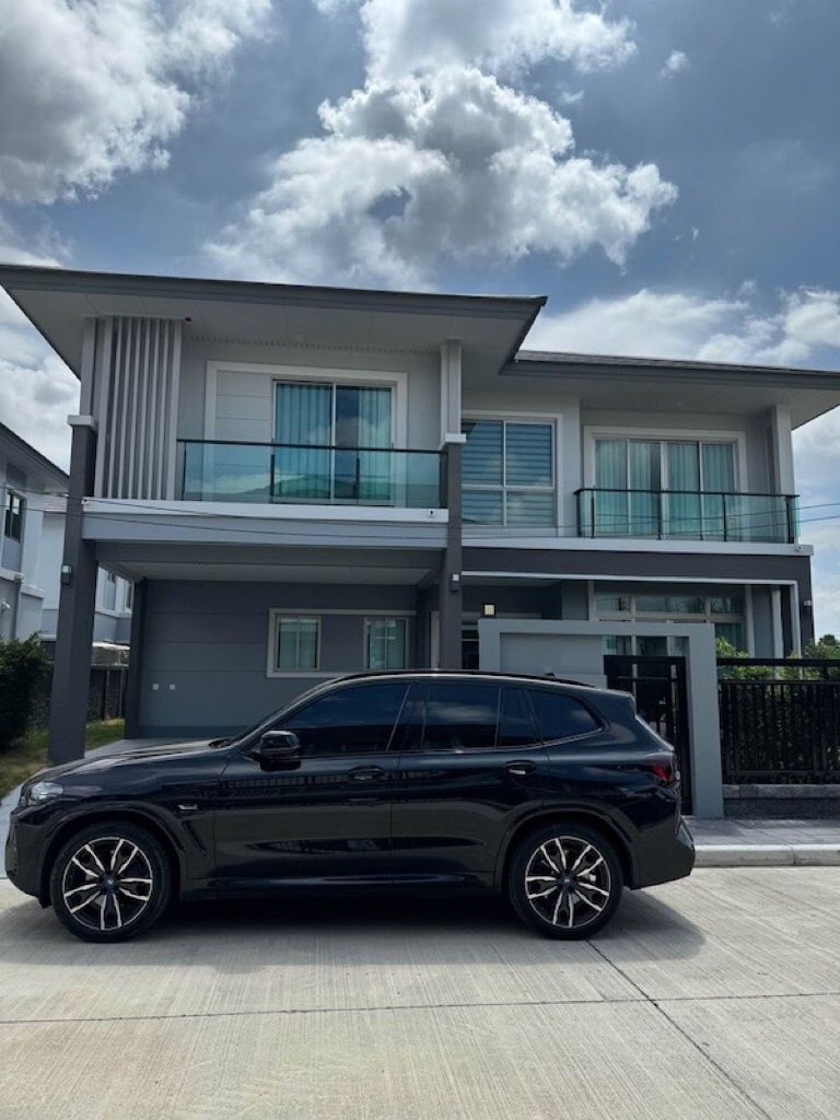 BH2894 house For Rent The Palm Krungthepkreetha - Wongwaen 227sqm with garden in beautiful community around Krungthep Krittha