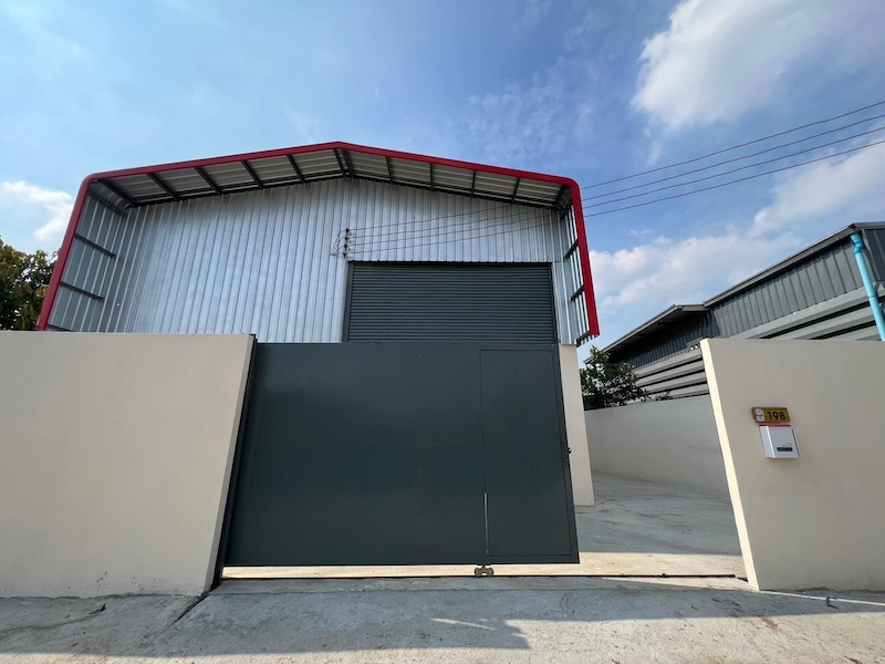 BST645 ขาย-ให้เช่า โกดังใหม่ ขนาด91.1 ตร.วา 365ตรม. ซอยทองหลาง1กระทุ่มเเบน สมุทรสาคร ห่างจากบางบอน5 4กิโลเมตร