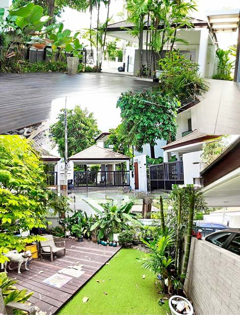 เซ็นทรัล อีสต์วิลล์ 1กม. โยธินพัฒนา1-9 ให้เช่าคฤหาสน์ บ้านเดี่ยว 2 ชั้น ลาดพร้าว 85ตรว. 260ตรม. สวนรอบบ้าน 3นอน 4น้ำ5แอร์