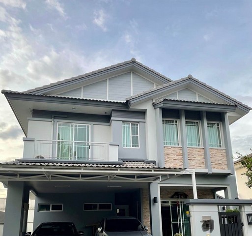 ขายบ้านเดี่ยว 2 ชั้น หมู่บ้านนันทวัน (อุทยาน-อักษะ )เขตทวีวัฒนา  กรุงเทพฯ