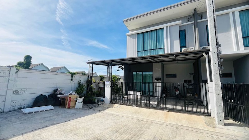 BH2977 ให้เช่าทาวน์โฮม 2 ชั้น บ้านหลังมุม หมู่บ้านพฤกษาวิลล์ รามอินทรา-พระยาสุเรนทร์  ซอยสุเหร่าคลองหนึ่ง 13