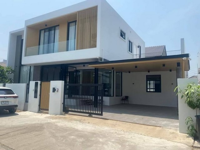 บ้าน 2ชั้น สไตล์โมเดิร์น เฟอร์ครบ โซนวังตาล หางดง    