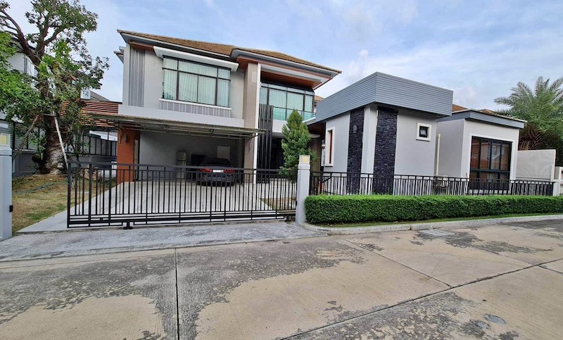 BS826 ขายบ้าน หมู่บ้านเดอะแกรนด์ พระราม 2  โครงการ Court Yard พันท้ายนรสิงห์  สมุทรสาคร