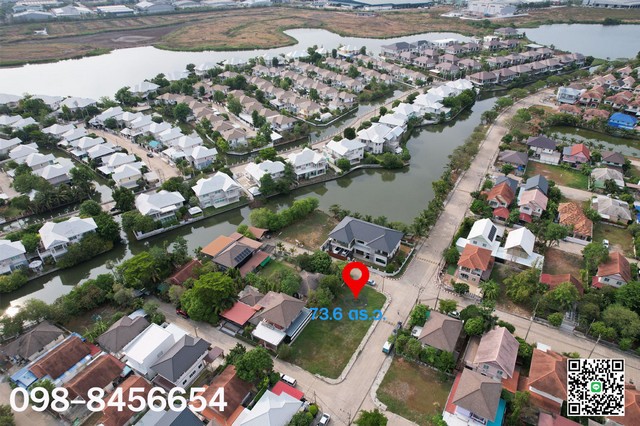 ขายที่ดินสารินซิตี้พระราม 2 แปลงมุม ถมแล้ว 73.6 ตร.ว.โคกขาม สมุทรสาคร