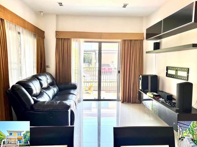 ลาดกระบัง20-24 4นอน 3น้ำ เดอะพาซิโอมอลล์ ลาดกระบัง 1.5กม. ให้เช่าบ้านเดี่ยว 2 ชั้น สวนหย่อม 56ตรว. 165ตรม.   2จอดรถ 5แอร์ บรรยากาศดี