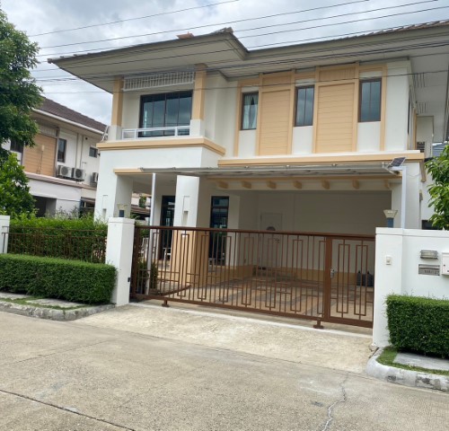 ให้เช่าบ้านเดี่ยวเศรษฐสิริบางนาชั้น3นอน3น้ำตกแต่งสวยแอร์เฟอร์ครบใกล้เมกะบางนา รร.นานาชาติเช่า50,000บาทถ.บางนาตราด