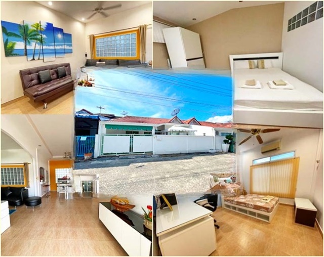 เฟอร์ครบ รับต่างชาติ ตลาดบ้านเพ ระยอง 2.5กม. หาดแม่รำพึง 4กม. ให้เช่าบ้านชั้นเดียว ใกล้ทะเล 44ตรว. 153ตรม. 2นอน 2น้ำ 3แอร์ ทำเลดีมาก