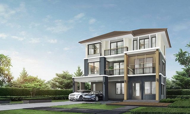 ขายบ้านเดี่ยว 3 ชั้น  โครงการ The Plant Elite Pattanakarn สวนหลวง กรุงเทพมหานคร