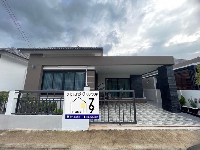  บ้านเดี่ยวชั้นเดียว ใกล้ ออฟฟิศ ปตท. เขาไผ่ ทับมา ระยอง พร้อมเฟอร์นิเจอร์ครบ 