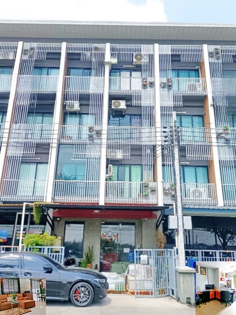 ให้เช่าโฮมออฟิศ 4 ชั้น กั้นห้อง 22ตรว.MRT คู้บอน  วงแหวน  295ตรม. ทำเลดีมาก ทำออฟฟิศ 4นอน 4น้ำ 5จอดรถ ตลาดน้ำพระยาสุเรนทร์ 