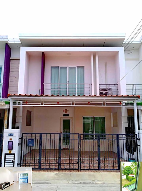 เฉลิมพระเกียรติ85-89 สุขุมวิท77 3นอน ARL บ้านทับช้าง 1กม.ให้เช่าทาวน์เฮาส์ 2 ชั้น อ่อนนุช 20ตรว. 145ตรม.  2น้ำ 2จอดรถ 1แอร์