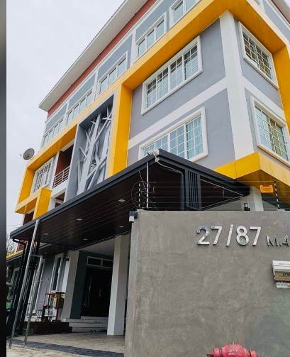 ให้เช่าและขายอาคารสำนักงาน 4ชั้น หมู่บ้านสวัสดิการทหารบก ซอยแจ้งวัฒนะ 5/2  ปากเกร็ด ใกล้เมืองทองธานี 