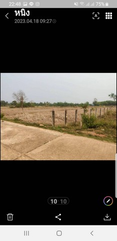 ที่ดินขนาด 8 ไร่ 61 ต.ร.ว. ติดถนนคอนกรีต อ.บ้านแพง จ.นครพนม 