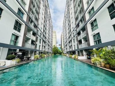  ทำเลดี! A Space อโศก-รัชดา เฟอร์ครบ พร้อมอยู่ กว้าง 35.05 ตรม. 