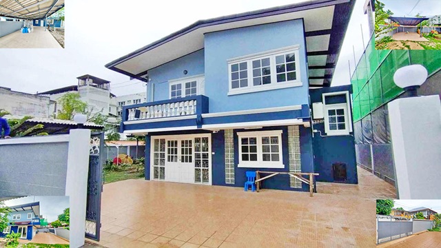  ให้เช่าคฤหาสน์ 2 ชั้น MRT บางพลัด 2.5 กม. จรัญ71-79หลังมุม ใหญ่มาก 92ตรว. 220ตรม. ทำเลดีมาก 4นอน 3น้ำ 7จอดรถ 4แอร์ เซ็นทรัล ปิ่นเกล้า