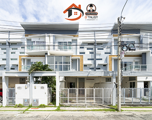 ให้เช่า ทาวน์โฮม เลอ เน็กซ์ตร้า วงแหวน-ศรีนครินทร์ 3ชั้น 4ห้องนอน ต้นโครงการ