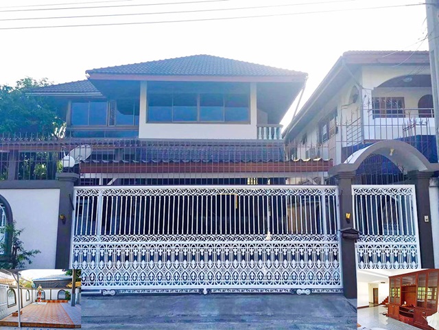 เดอะมอลล์ บางแค 3กม. MRT หลักสอง 4นอน พุทธมณฑลสาย 2 ให้เช่าคฤหาสน์  2 ชั้น ใหญ่มาก 92ตรว. 220ตรม. ทำออฟฟิศ  3น้ำ 4จอดรถ 3แอร์ 