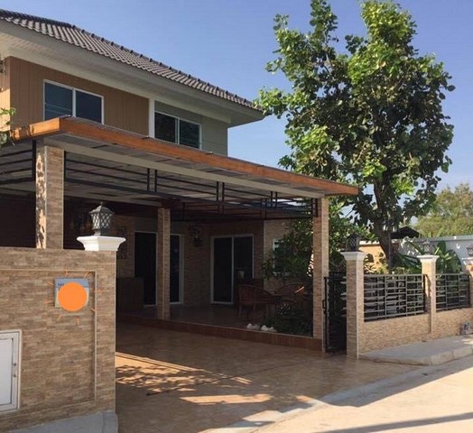 ให้เช่า บ้านเดี่ยว2ชั้น 60ตรว.มีสวนน้ำตกเล็กๆ หน้าบ้าน+ พร้อมบ่อปลา อยู่ถนน รังสิต-บางพูน เส้นคลองประปา