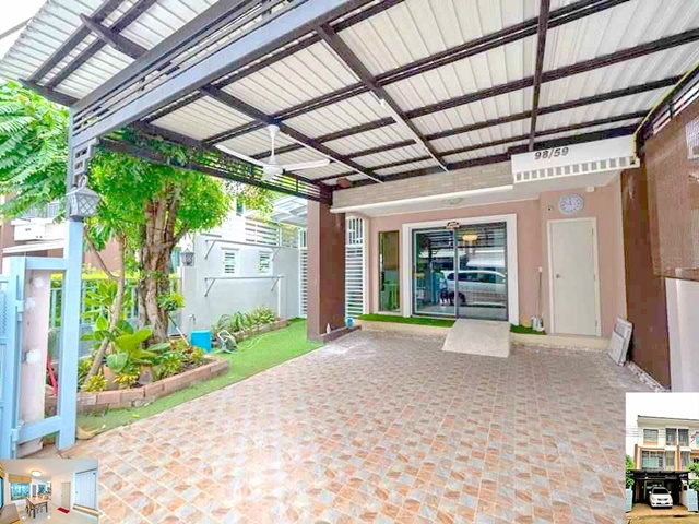 อ่อนนุช30-36 MRT ศรีนุช 2กม. ให้เช่าทาวน์เฮาส์ 3 ชั้น หันทิศใต้ แปลงมุม 32ตรว. 170ตรม. ลมพัดเย็นสบาย ทำเลดี 4นอน 5น้ำ 3จอดรถ 5แอร์