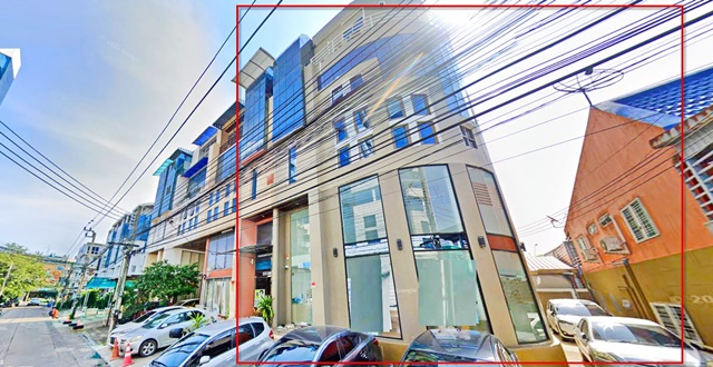 รามคำแหง35-43 ให้เช่าอาคารสำนักงาน 5 ชั้น ย่านทาวน์อินทาวน์ MRT รามคำแหง 2กม. 50ตรว. 400ตรม.  ออฟฟิศ ทำเลดี 4นอน 5น้ำ 8จอดรถ 6แอร์ 