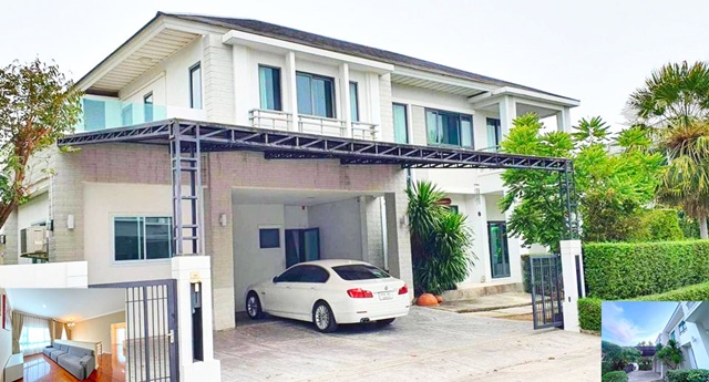 ใหญ่มาก สวนหย่อม บางรักน้อย8-14 MRT ท่าอิฐ 3กม. ให้เช่าคฤหาสน์หรู 2 ชั้น  130ตรว. 450ตรม.  อ่างกุชชี่ เฟอร์ครบ 6นอน 4น้ำ 5จอดรถ 7แอร์