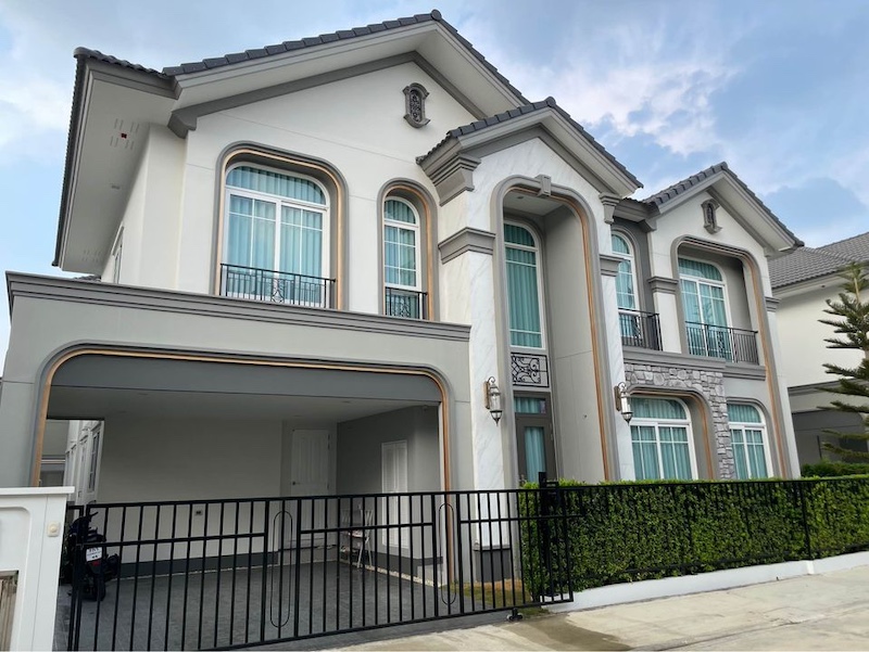 BH2951 ให้เช่าบ้านเดี่ยว 2ชั้น แกรนดิโอ รามอินทรา – วงแหวน Grandio Ramintra – Wongwaen 4ห้องนอน  5ห้องน้ำ เดินทางสะดวก ใกล้ทางด่วน จตุโชค