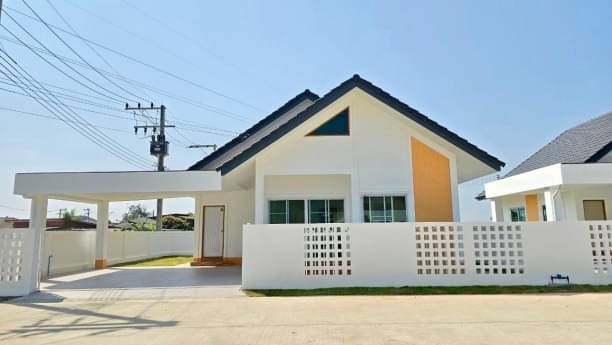 Muji Minimal เพียง 2.39 ล้าน 57 ตรว. สันทราย บ้านสร้างใหม่ชั้นเดียว หนองจ๊อม บ้านแนวอบอุ่น ให้ความรู้สึกเหมือนอยู่คาเฟ่