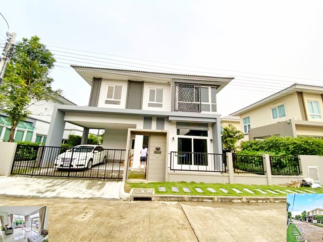 แฮปปี้ อเวนิว 1.5กม.ถูกสุด คฤหาสน์ สรงประภา20-30 ขาย-เช่า 2 ชั้น เครื่องใช้ไฟฟ้าครบ 52ตรว. 165ตรม. เฟอร์ครบ 3นอน 3น้ำ 2จอดรถ 4แอร์ ดอนเมือง