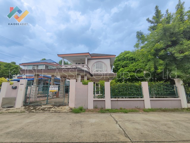 บ้านเดี่ยว หมู่บ้าน ปาริชาต ถนน 345 ปทุมธานี ขายถูก