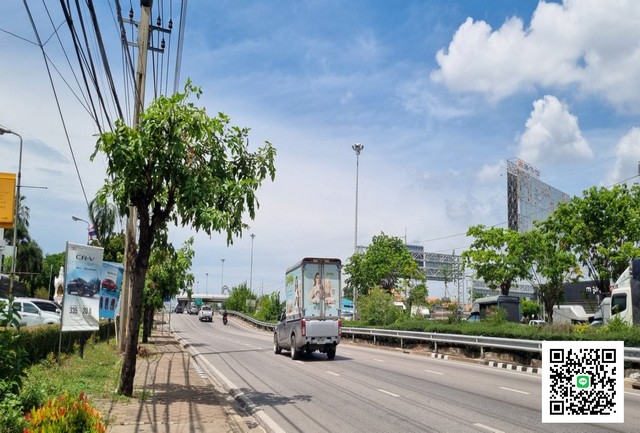 ขายที่ดินกาญจนาภิเษก ขาเข้า ถมแล้ว เกือบ 6 ไร่ ใกล้ ร.ร.เลิศหล้า บางบอน