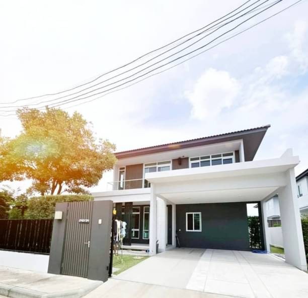 โครงการหรู Land&House 9.9 ล้าน 80 ตรว. 4 นอน 3 น้ำ โซนสันทราย บ้านเดี่ยวหลังใหญ่ 2 ชั้น แปลงหัวมุม บ้านต่ำกว่าราคาประเมิน