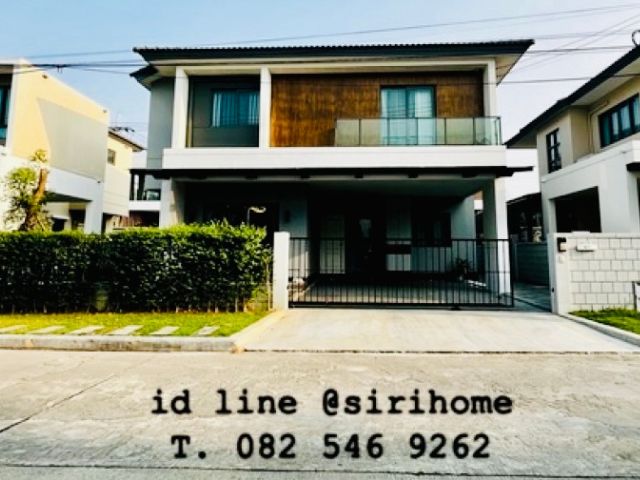  ขายบ้านเดี่ยว Centro พระราม2 พุทธบูชา แต่งหรูสวย สไตล์บ้านตัวอย่าง พร้อมอยู่ 57 ตรว. 4ห้องนอน 5ห้องน้ำ ติดถนนเมนหมู่บ้าน หลังบ้านไม่ติดใคร 