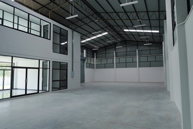 ให้เช่าโกดังโรงงานสร้างใหม่   บางเลน นครปฐม  พร้อมสำนักงานโครงการ Everland Factory 19 บางเลน นครปฐม