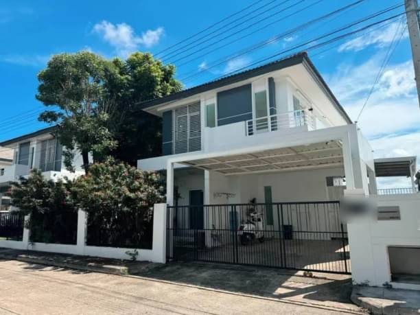 ขายขาดทุน ขายหลังละ 3.85 ล. 52 ตรว. บ้านพฤกษ์ลดา 2 Land&House สันทราย บ้านเดี่ยว สองหลังติดกัน ขายต่ำกว่าราคาประเมิน บรรยากาศดี ร่มรื่น