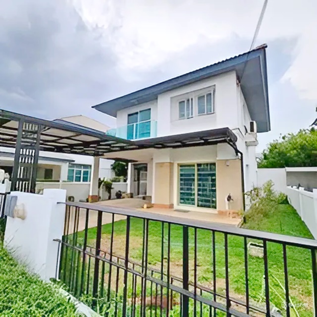 ให้เช่า เฟอร์ครบ เครื่องใช้ไฟฟ้าครบ MRTบางรักน้อยท่าอิฐ 3 กม.บ้านเดี่ยว 2 ชั้น  3นอน 54 ตรว. 180 ตรม. 2น้ำ  ท่าอิฐ  ปากเกร็ด