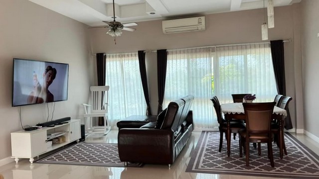 บ้านเดี่ยวยกพื้นสูง สไตล์บ้านสวน ใกล้นานาชาติเปรม สันทราย