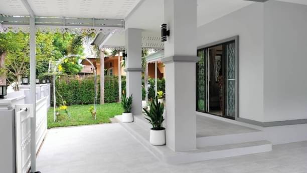 โซนวังตาล ขายเพียง 4.5 ล้าน 60 ตรว. บ้านเดี่ยวชั้นเดียว หางดง รีโนเวทใหม่ ตกแต่งสวนสวย เนื้อที่กว้าง เฟอร์นิเจอร์ครบ เข้าอยู่ได้เลย