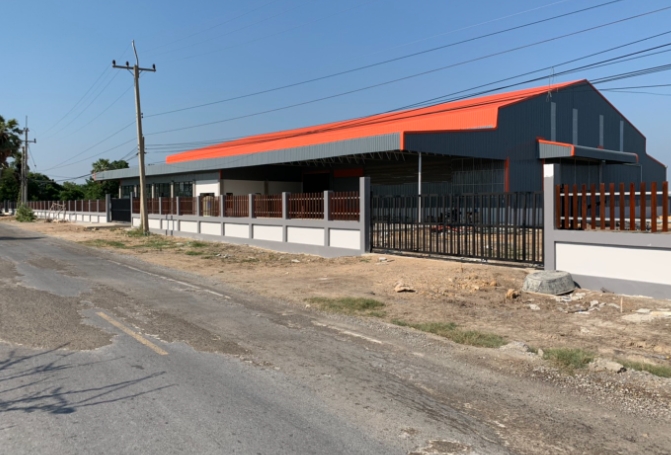  ขายโกดังโรงงานพร้อมที่ดิน เนื้อที่ 7 ไร่  ถนนบางบัวทอง สุพรรณบุรี 