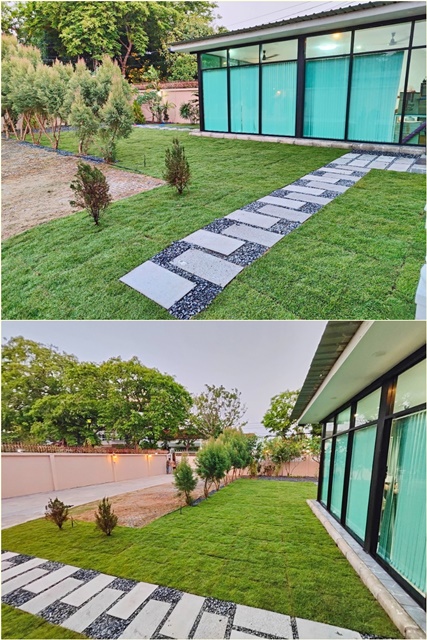 ต้นไม้ร่มรื่น 1,100 ตร.ม ใหม่ ให้เช่า คฤหาสน์  2 ชั้น MRTลาดพร้าว101 550ม.180 ตารางวา 5นอน 4น้ำ 10 คัน รามคำแหง 75-83 ลาดพร้าว 124-132