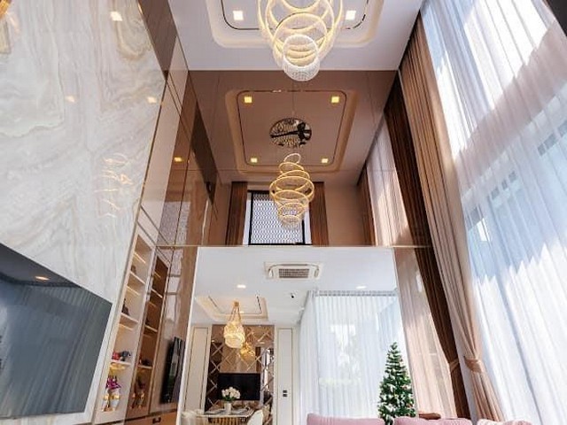 C4573 ให้เช่าและขายบ้านเดี่ยว 2 ชั้น โครงการ Belgravia บางนา-พระราม 9 พร้อมสระว่ายน้ำส่วนตัว ตกแต่งพร้อมเฟอร์นิเจอร์