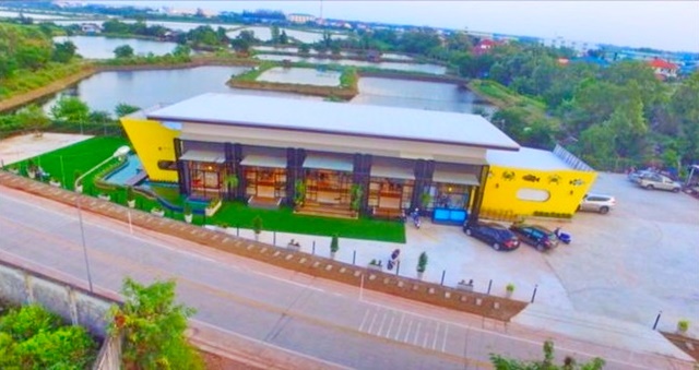 ให้เช่า ออฟฟิศ Nursing Home แม่น้ำท่าจีน มหาชัย  ร้านอาหาร คลีนิคกายภาพ ออกแบบ Universal Design 620ตรม. ออฟฟิศ สมุทรสาคร 1 ไร่ 150 ตรว.