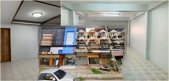 สำนักงาน 24ตรว.ให้เช่า อาคารพาณิชย์ 3.5 ชั้น สมุทรสงคราม ตลาดร่มหุบ ถนนเอกชัย โลตัส Makro 292 ตรม. มี 4นอน 3น้ำ 4โถง เคาน์เตอร์ครัว 