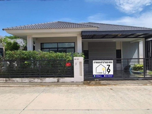 บ้านเดี่ยวให้เช่า พร้อมเฟอร์นิเจอร์ครบ ใกล้แยกมาบข่า ติดถนนสาย 36 ระยอง