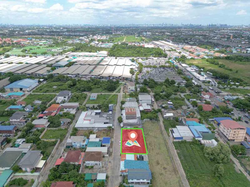 ที่ดินเปล่า 200 ตร.ว. ซ.ทวีวัฒนา 9 - สนามหลวง 2 แปลงสวย