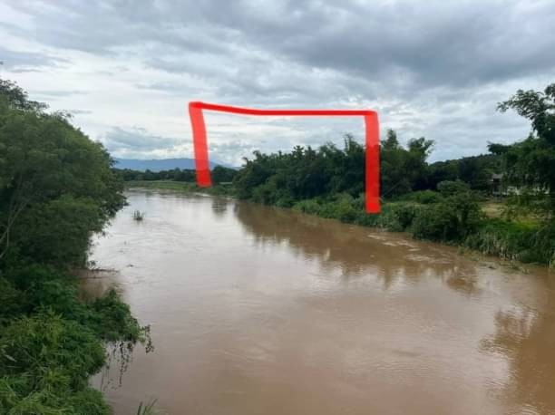 ที่ดินติดแม่น้ำปิง 9.5​ ล.เท่านั้น ​3-2-12 ตรว. มีที่งอกอีก 1 ไร่กว่า แม่แฝก สันทราย ด้านหน้าติดถนนลาดยาง อยู่ในชุมชน