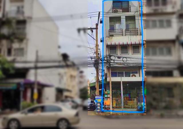 ม.ศรีปทุม BTSม.พหลโยธิน  ประเสริฐมนูกิจ ลาดปลาเค้า  เกษตร นวมินทร์ ให้เช่า อาคารพาณิชย์ 4.5 ชั้น 4แอร์  ห้องมุม 19 ตร.ว. 340 ตร.ม  