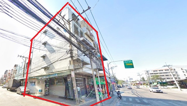 พหลโยธิน  ประเสริฐมนูกิจ ลาดปลาเค้า ม. ศรีปทุม  BTSม.เกษตร นวมินทร์ ให้เช่า อาคารพาณิชย์ 4.5 ชั้น 4แอร์ ห้องมุม 20ตร.ว. 345ตร.ม