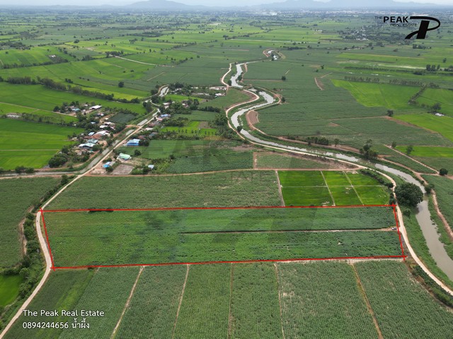 ที่ดินการเกษตร บ้านมะกอกหวาน บรรยากาศดี น้ำอุดมสมบูรณ์ ใกล้คลองชลประทานวังบัว